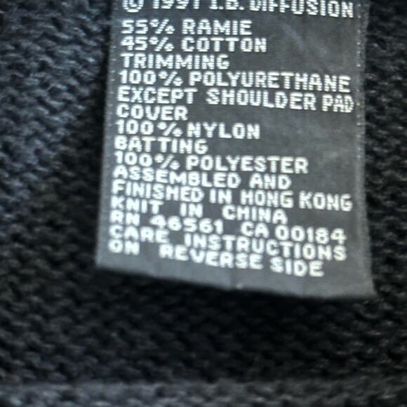 VINTAGE RETRO STYLE MULTI-COLOR PATCHES DESIGN 70’s FUN SWEATER MED - Picture 9 of 12